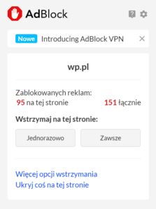 Jak wyłączyć adblockera