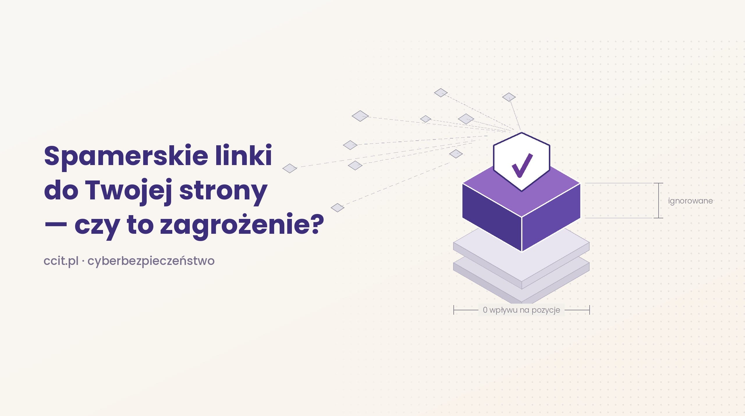 Schemat: spamerskie odnośniki z obcych domen nie docierają do chronionej strony